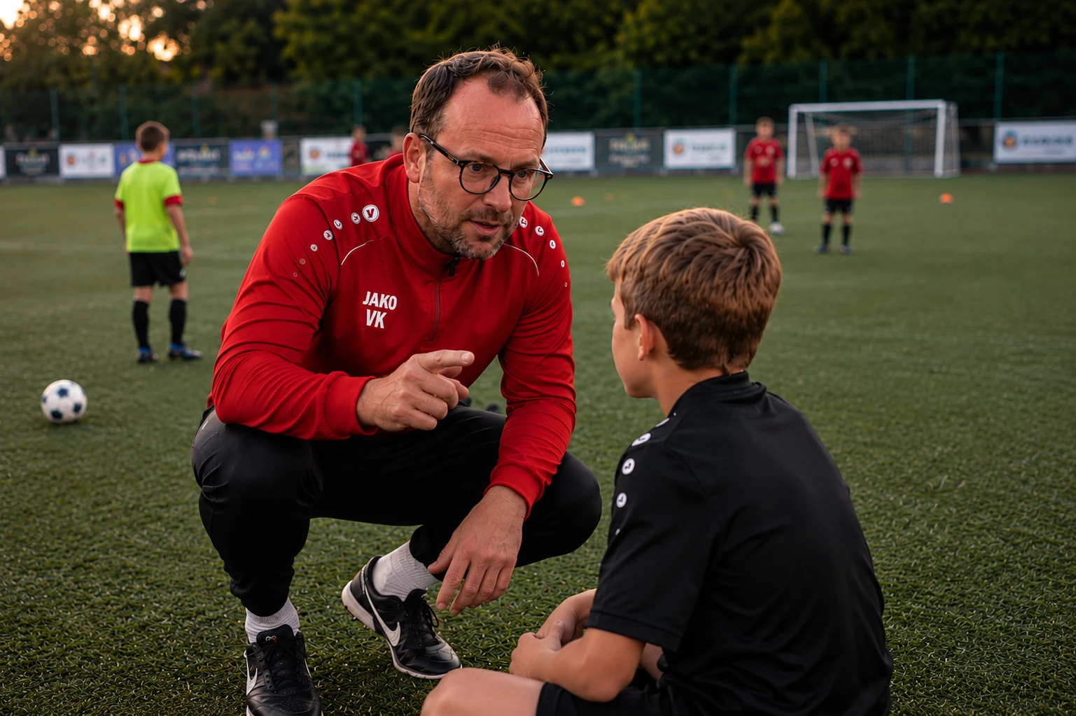 Vincent Kunis in de praktijk als voetbalcoach